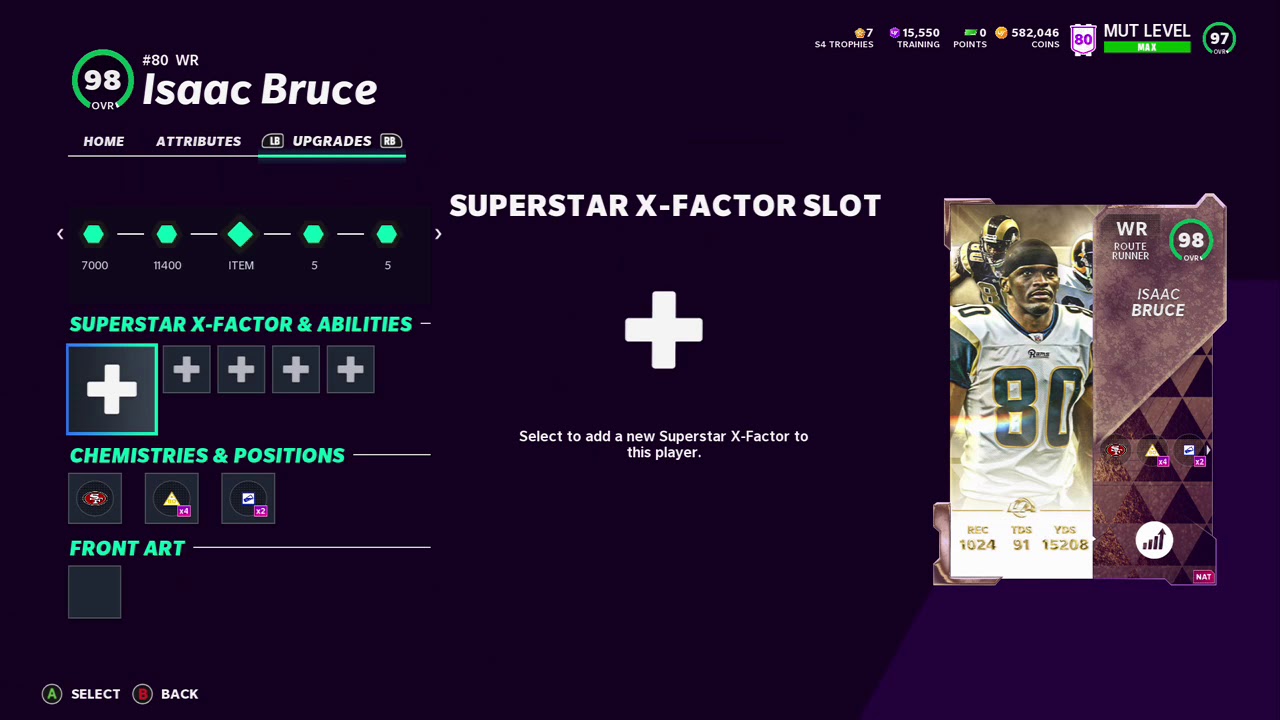 Madden 21 - MUT 21 -  Isaac Bruce 98 OVR Abilities