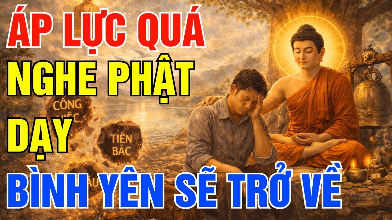 Áp Lực Khiến Bạn Kiệt Sức - Hãy Nghe Lời Phật Dạy Này Bình Yên Sẽ Trở Về Trong Bạn! Pháp Âm Tịnh Tâm