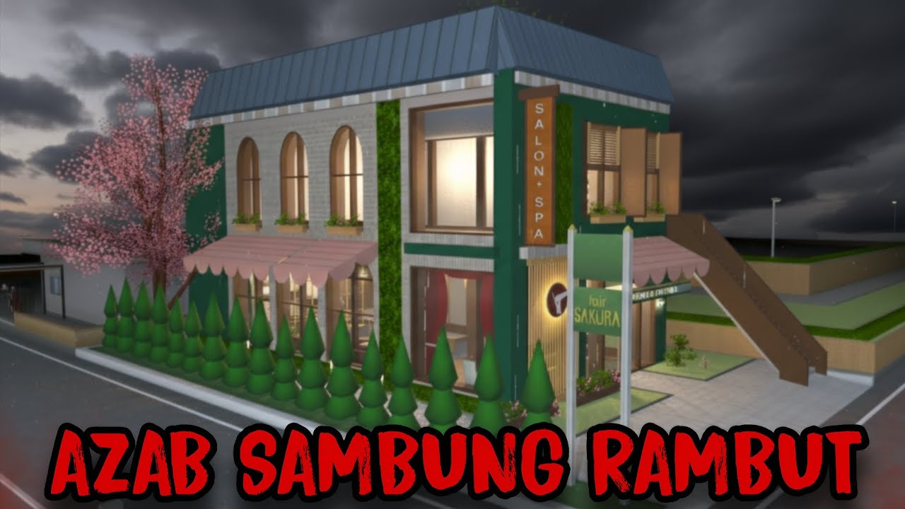 AZAB SAMBUNG RAMBUT || HORROR MOVIE SAKURA SCHOOL SIMULATOR
