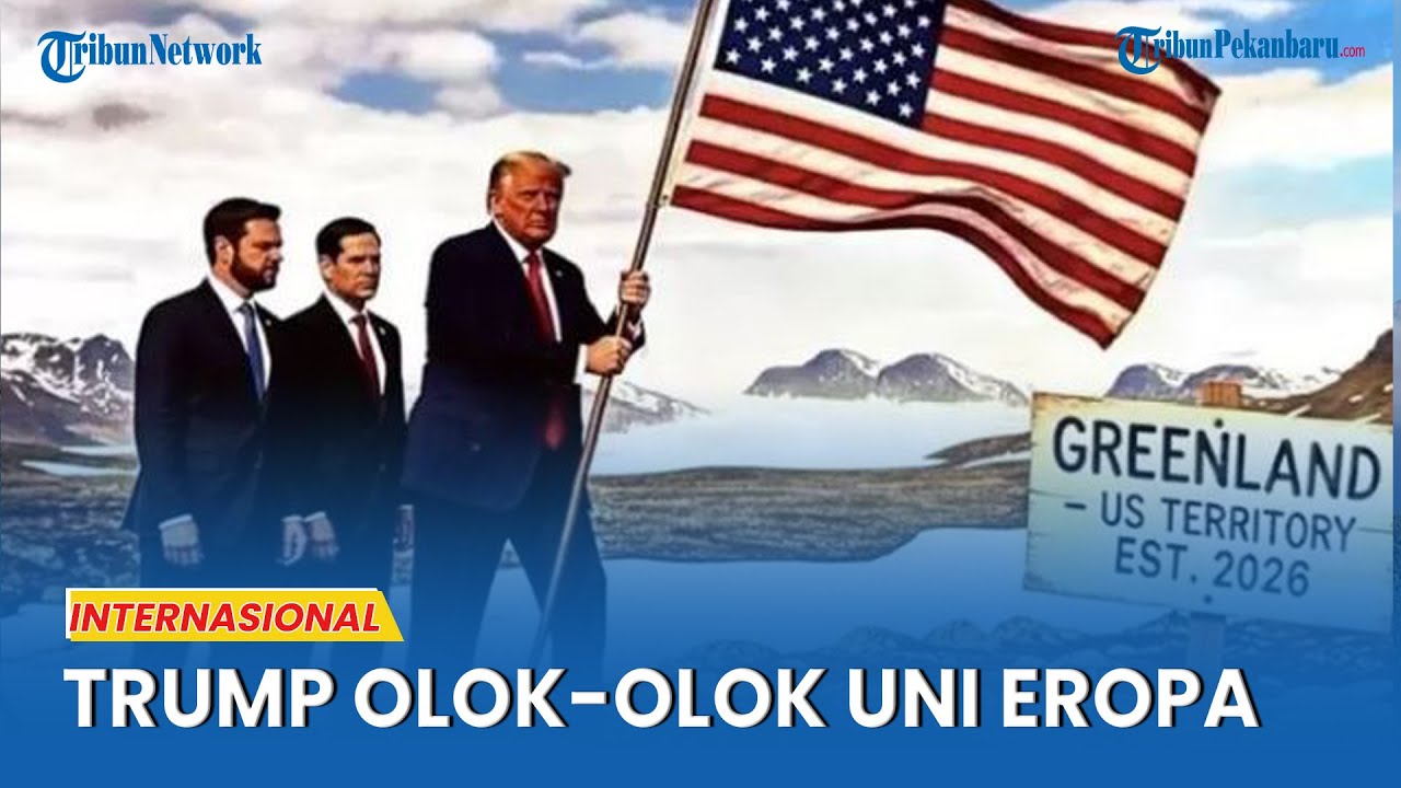 Gunakan AI Klaim Greenland, Donald Trump Olok-olok Uni Eropa