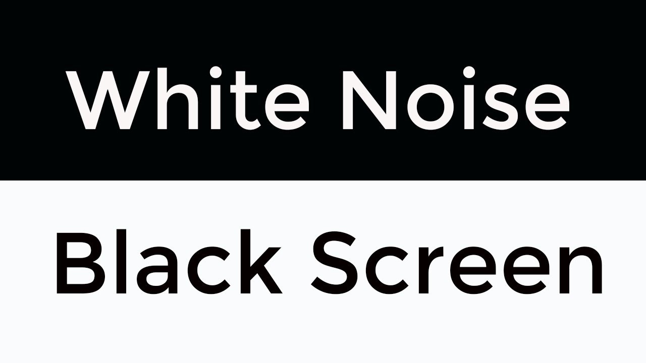 White Noise Black Screen No Ads | 3 Hours Sleep Noise for Relaxing Night