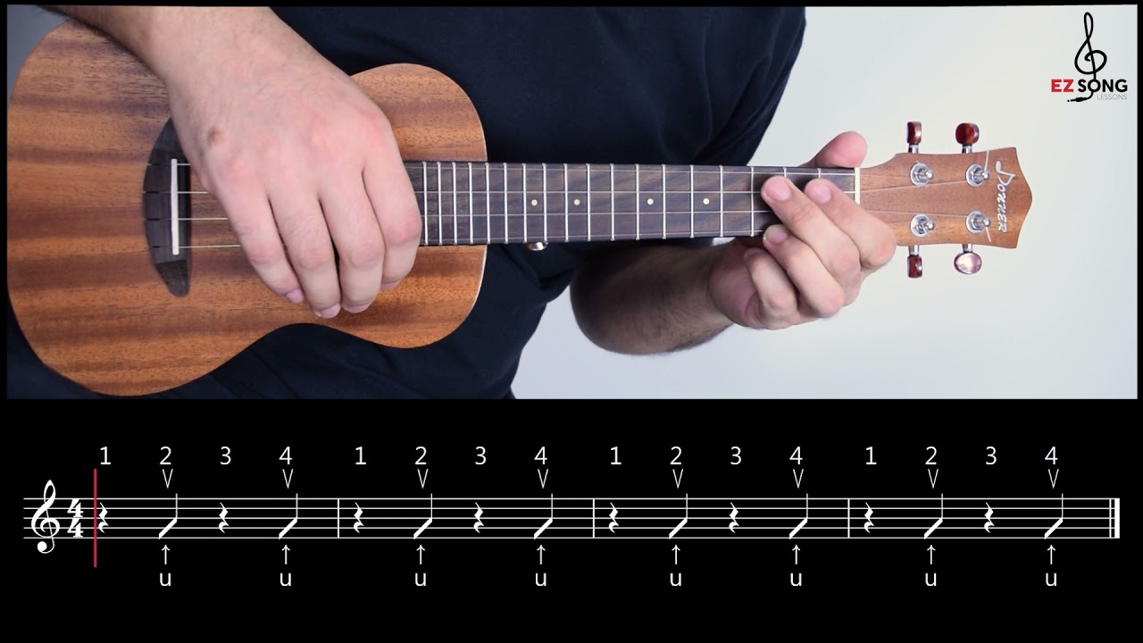How to Read & Strum Rhythm - Basic Ukulele Patterns & Songs