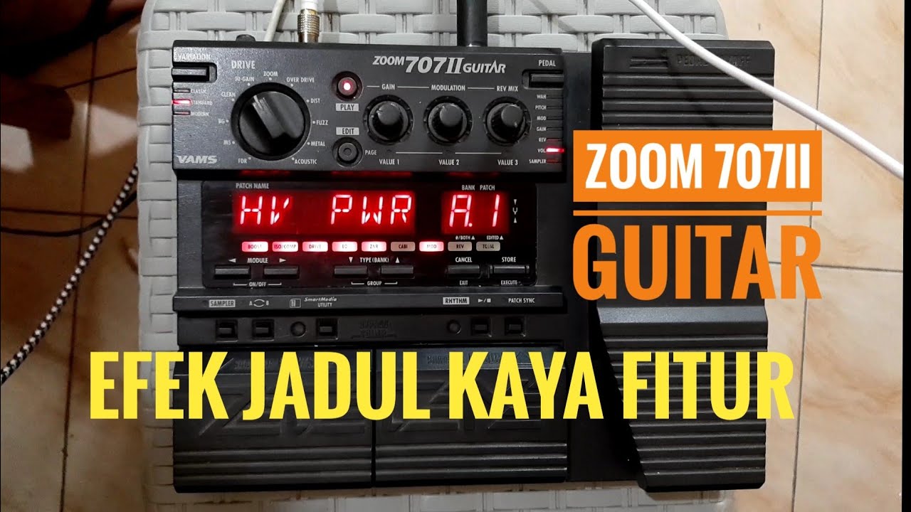 Zoom 707 ll setting