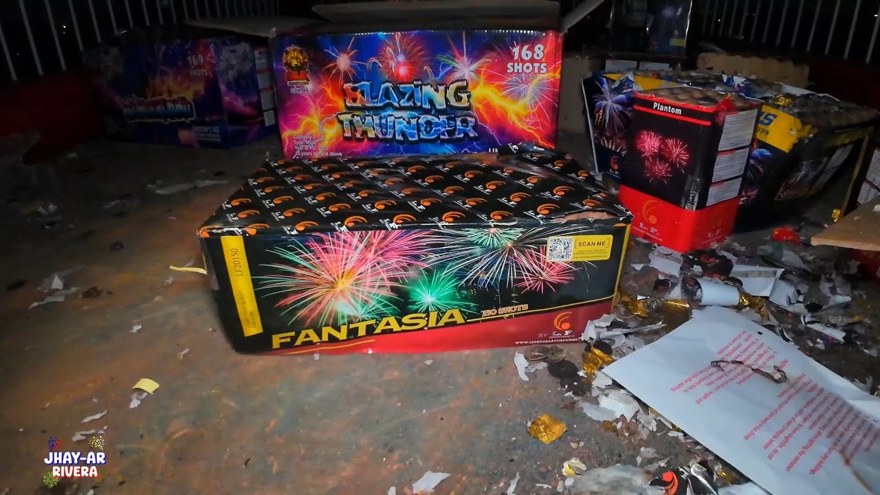 Фейерверк Fantasia 150 Shots от LF Fireworks - Калоокан, Филиппины, Новый год 2025-2026