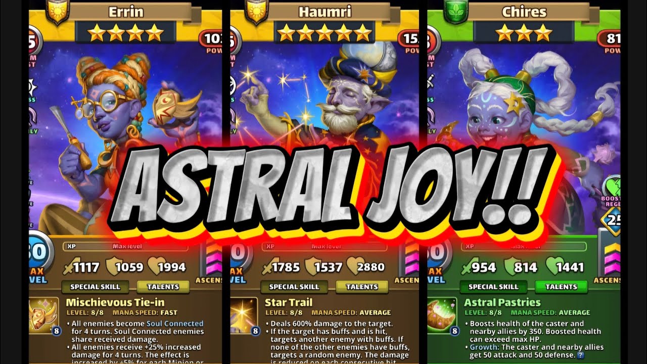 HAUMRI Errin & Chires Finally!! NEW Epic and Rare buddy's from the Astral Plane👏Empires & Puzzles 🚀