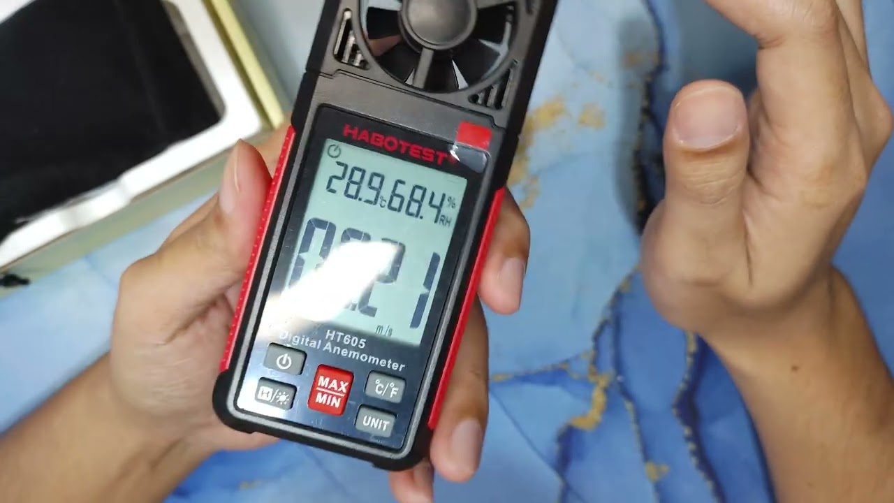 แกะกล่อง HABOTEST HT605 เอามาใช้วัดความเร็วลมกัน :3