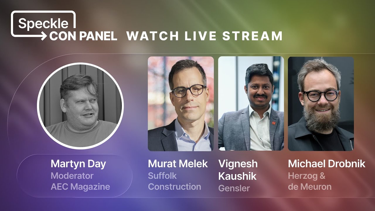 SpeckleCon Panel Discussion: Accelerating Data-driven Decision Making
