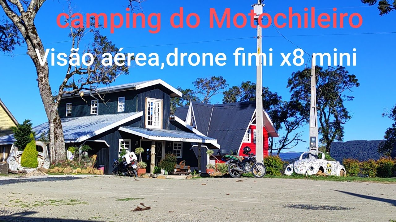 FIMI X8 MINI,SOBREVOANDO CAMPING DO MOTOCHILEIRO URUBICI SC
