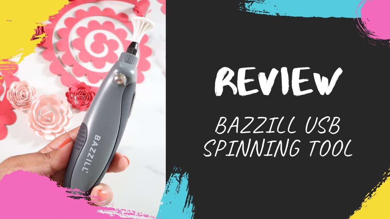 REVIEW ON THE NEW BAZZILL USB SPINNING TOOL | MODERN FLOWER CREATION | DIY CRAFTS | PAPER FLOWERS