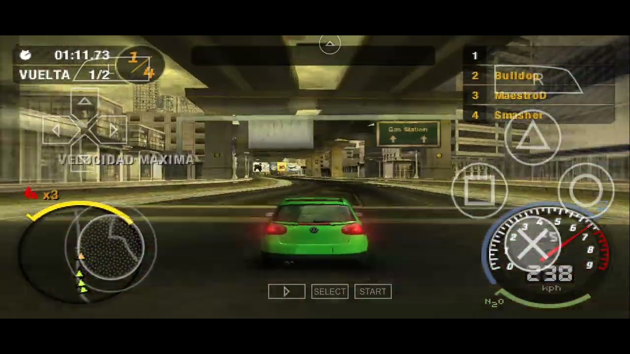 Merecía el desempate #ppsspp#carreras#emulador#needforspeedmostwanted#carrerasilegales 