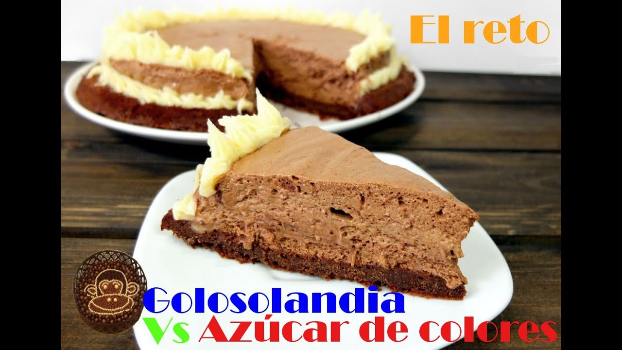 TARTA MOUSSE de CHOCOLATE,😍🍫😋 receta fácil SIN HORNO. Receta # 174