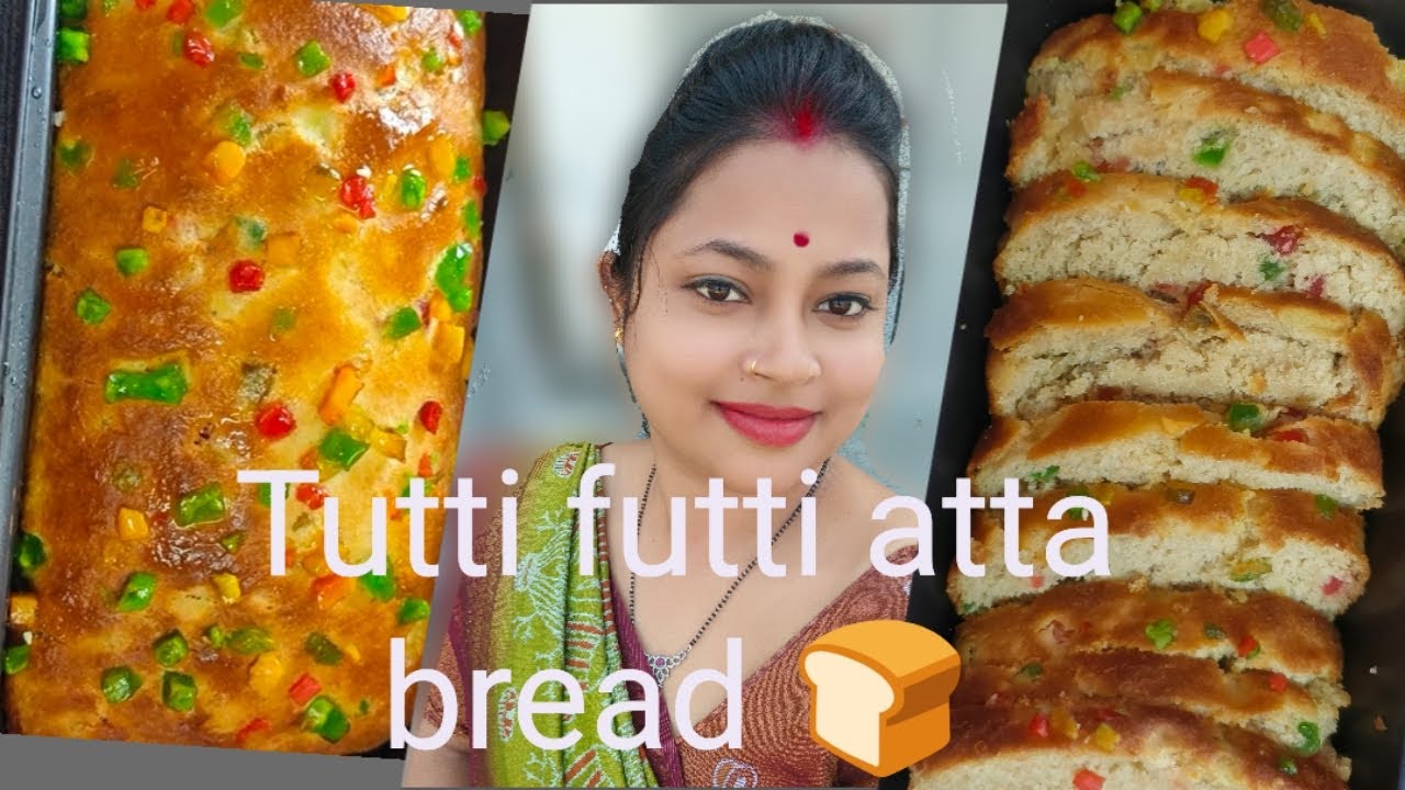 How to make tutti futti bread recipe#@cook-with-pooja#breadrecipe #attabread #nomaida 