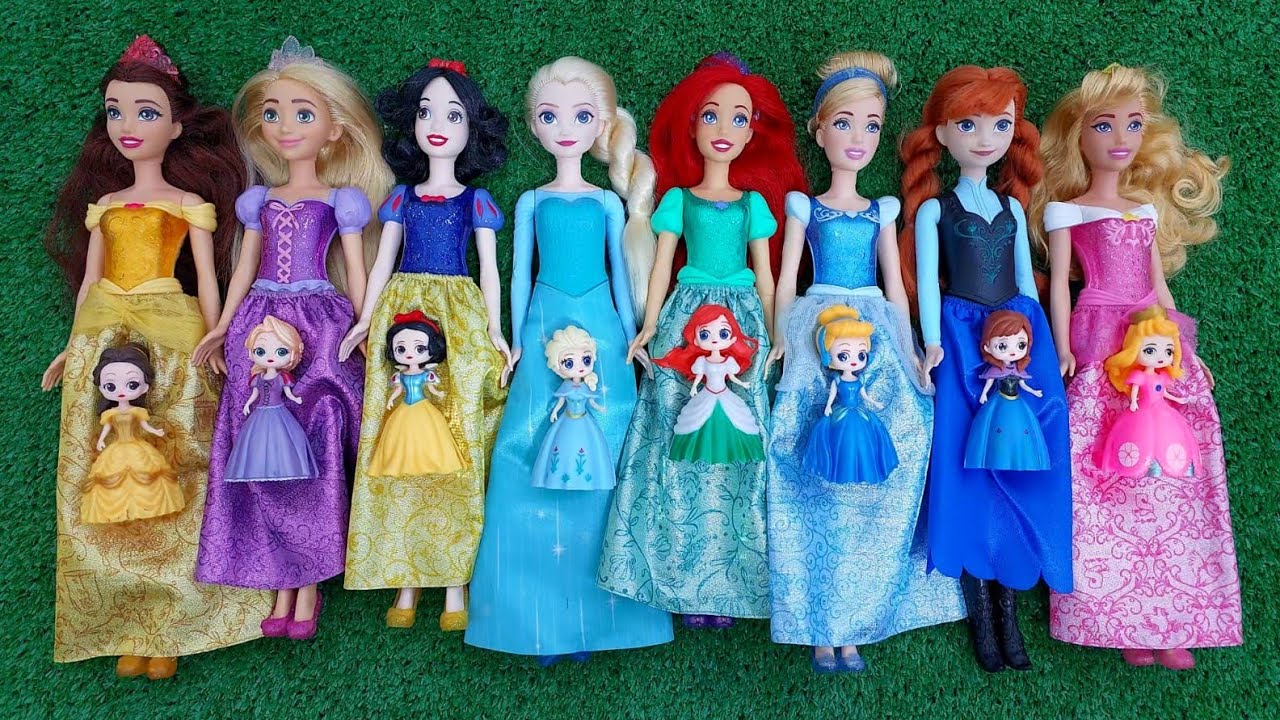Cute Miniatures Disney Princess Frozen ELSA & Annall! elsa satisfying unboxing