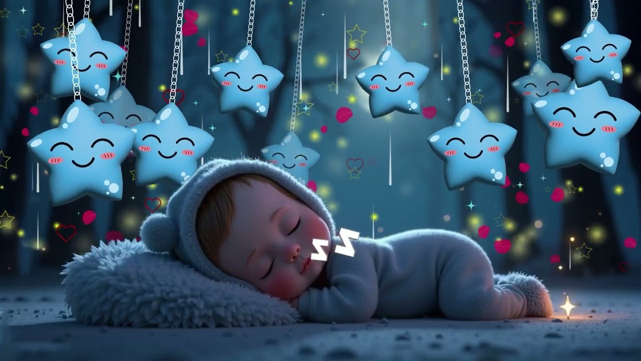 Mozart Brahms Lullaby 💤 Soothing Baby Music🎵 Sleep Instantly in 3 Minutes 🌙 Overcome Insomnia
