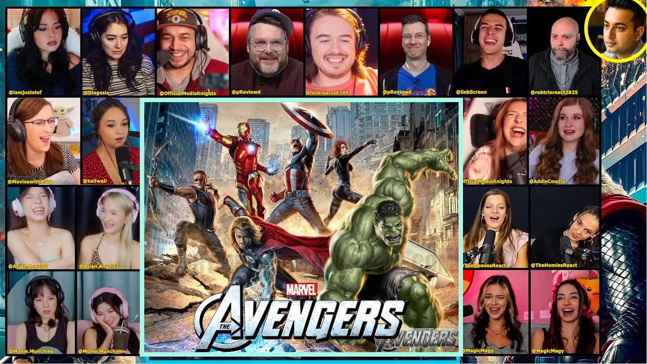 🔥24 People 🔥FIRST TIME Watching The Avengers (2012)! | MCU Reaction Mashup.