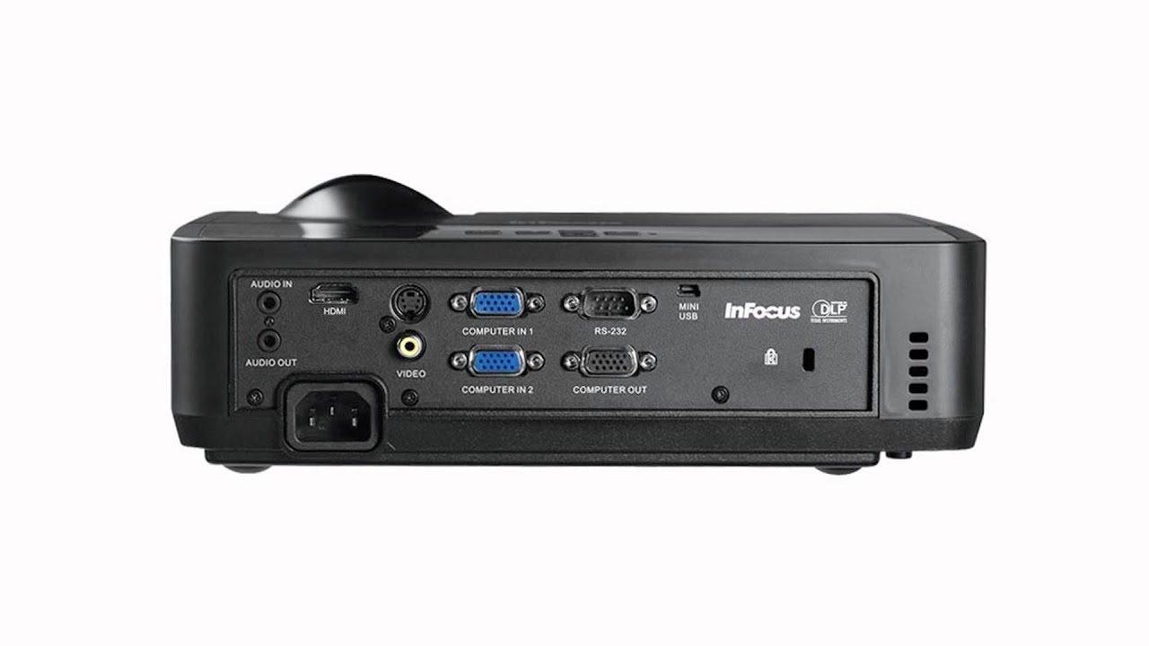Обзор проектора InFocus IN126 WXGA 3200 люмен, HDMI 1.4 | Full Compass
