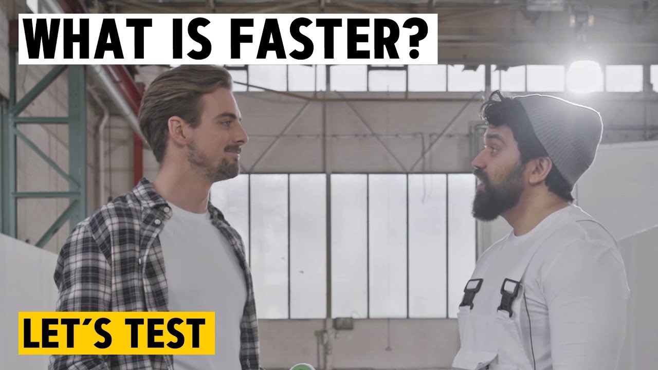 Which is faster? Paint roller vs. paint sprayer ➡️ Let's test | WAGNER