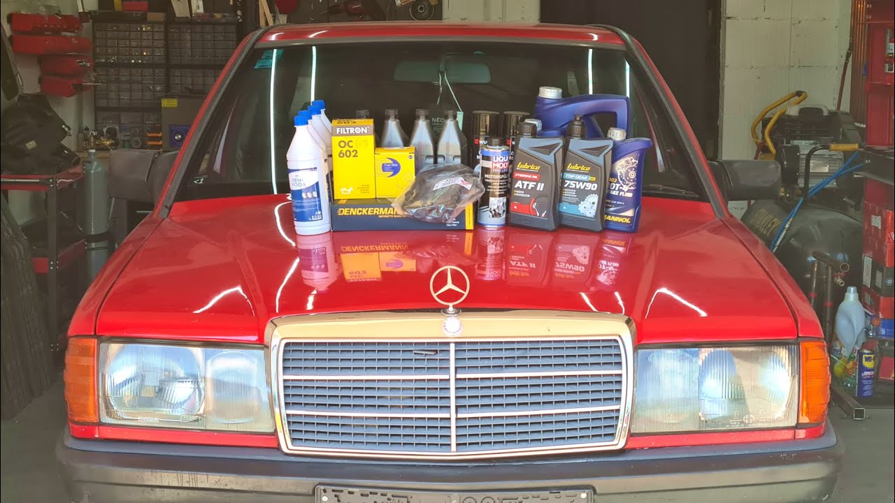 1986 Mercedes Benz w201 190D Service