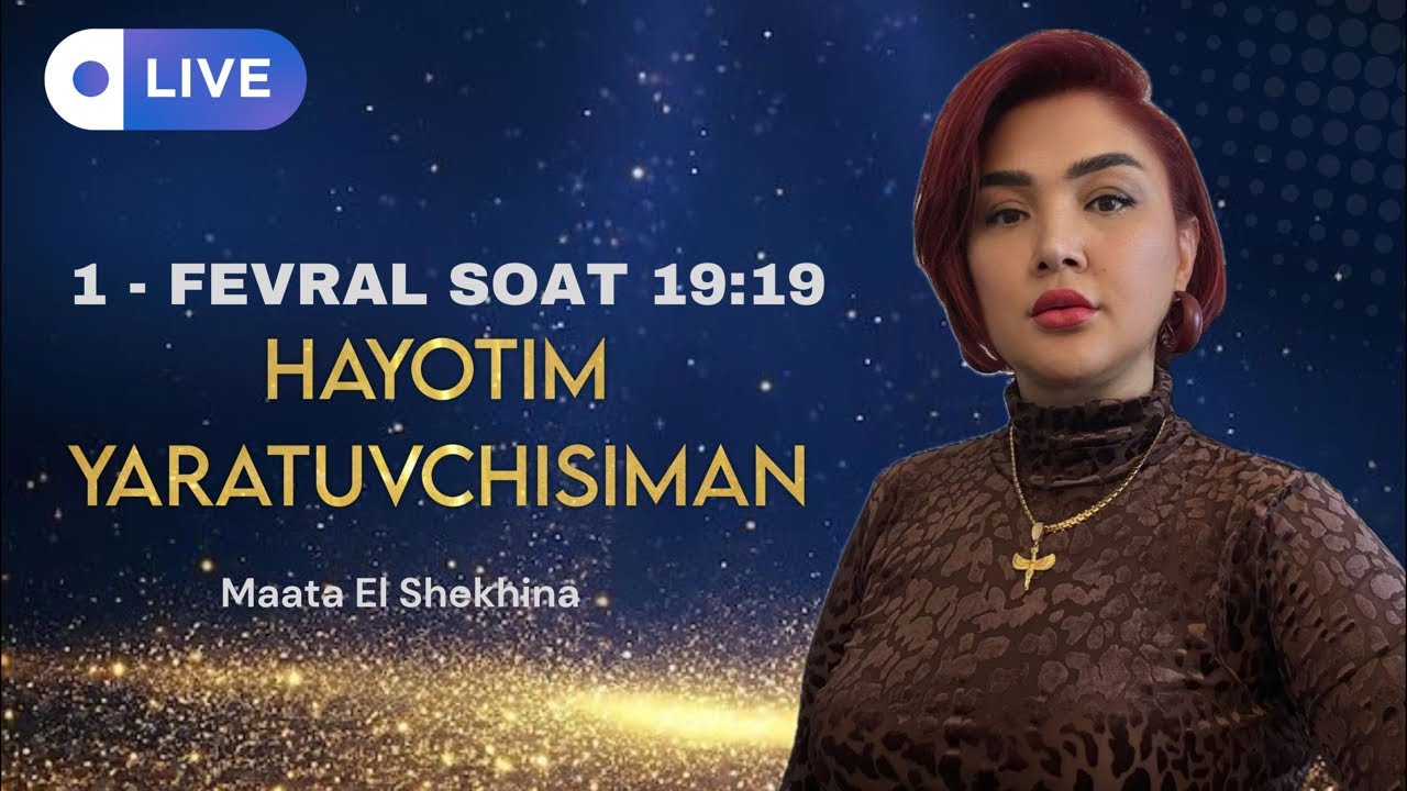 «HAYOTIM YARATUVCHISIMAN» 1-dars. 2-qism