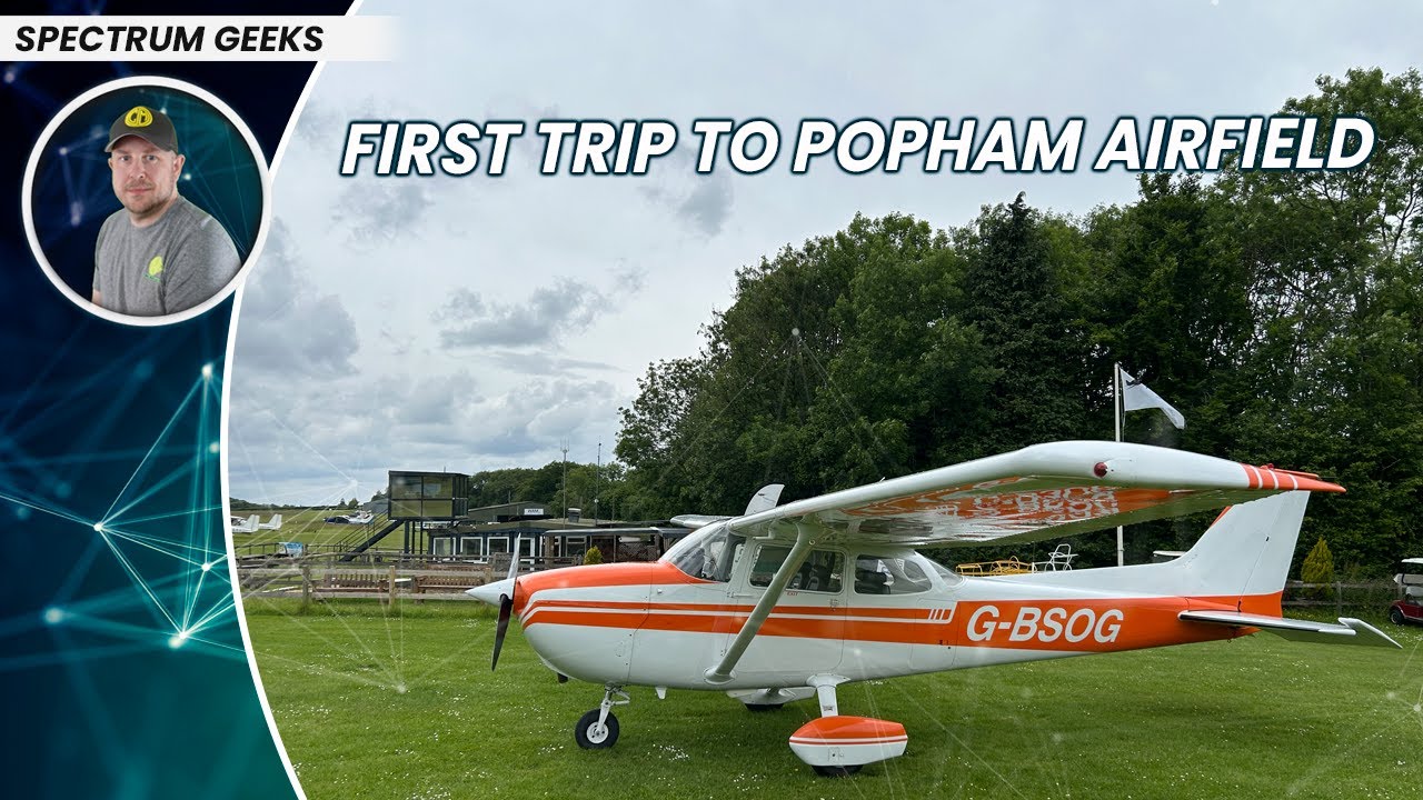 Рейс из Глостера в Попхэм // Cessna 172 // Авиация общего назначения // Британский пилот