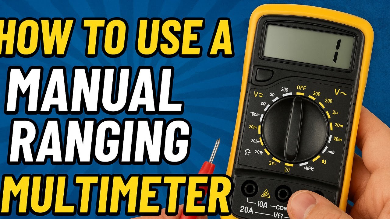 How to Use a Manual Ranging Multimeter