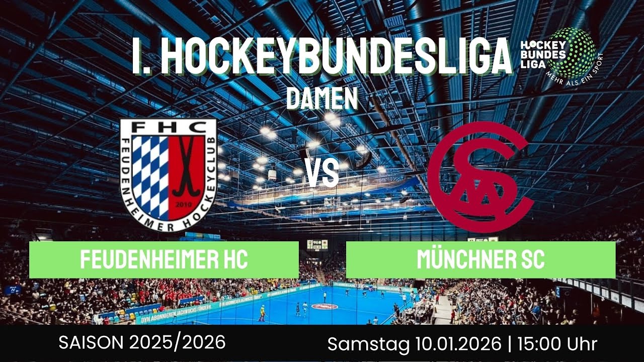 MHC TV | Feudenheimer HC - M&uuml;nchner SC | 1. Bundesliga Halle Damen S&uuml;d | 10.01. - 15:00 Uhr