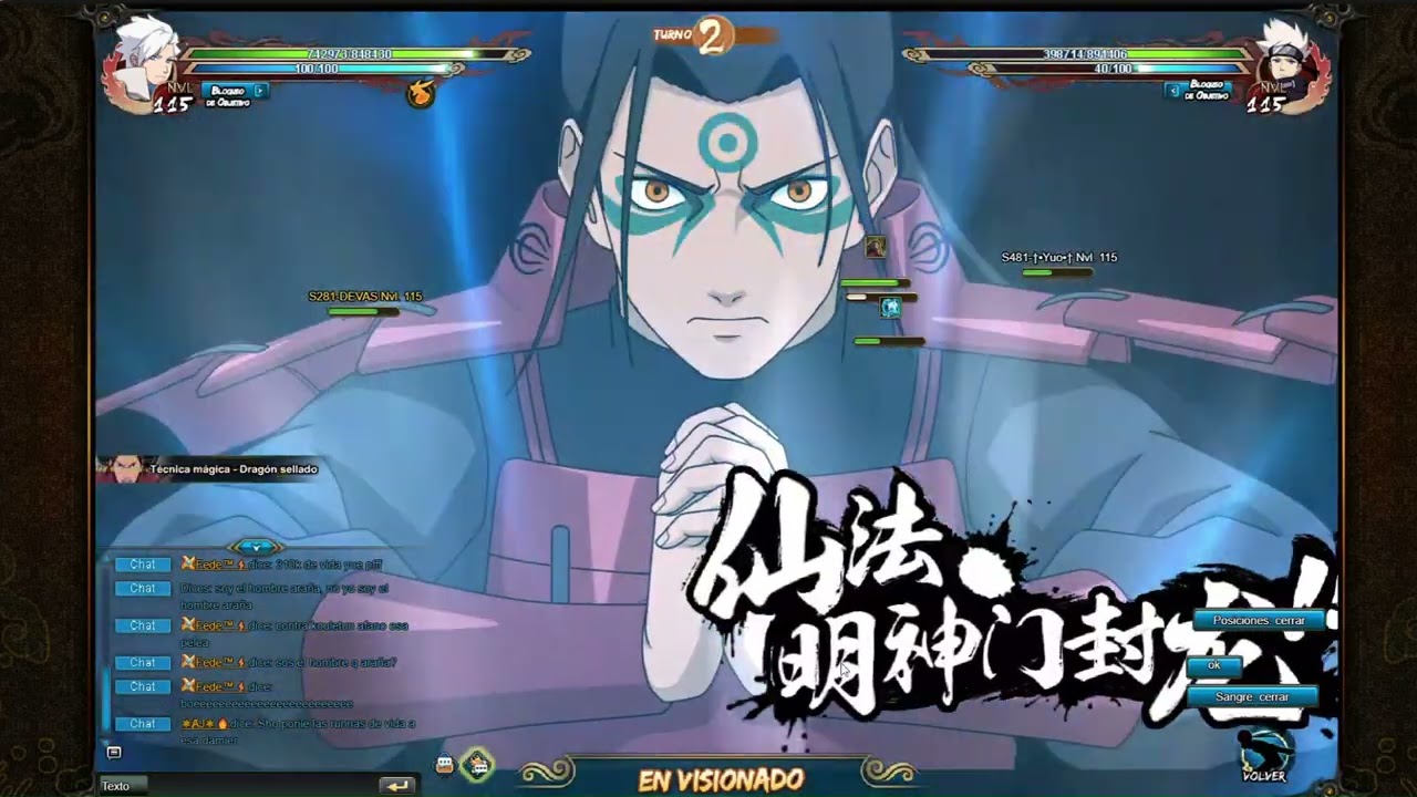 Devas vs Yuo | Final de Espacio Tiempo Naruto Online | Cluster 2 Latam