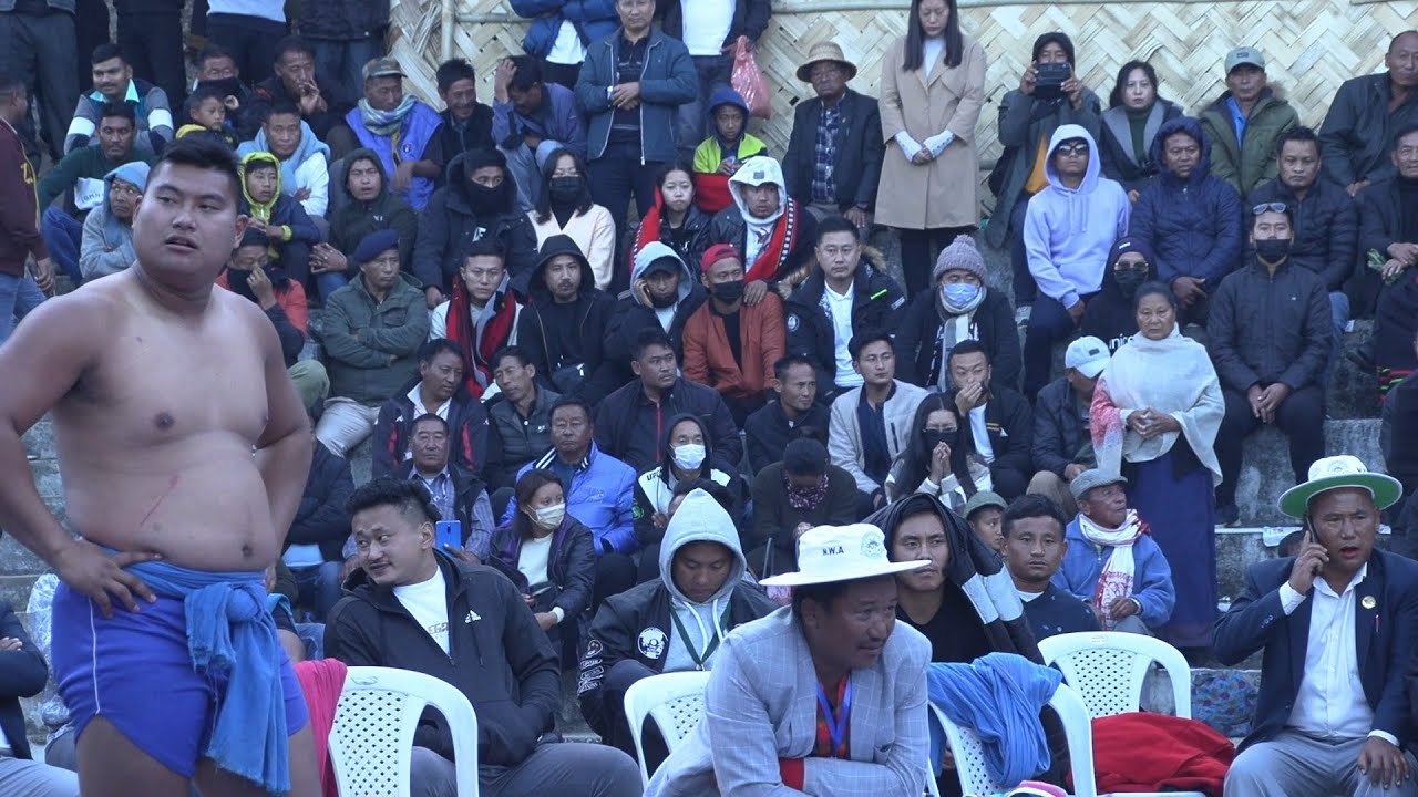 Final: Kezhaseluo-o Pienyu  Vs Venuzo Dawhuo / Hornbill Naga Wrestling 2022