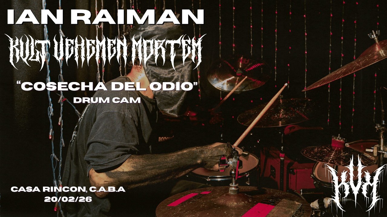 K.V.M - “ Cosecha del Odio” Drum Cam (Live @ Casa Rincon 20/02/26)