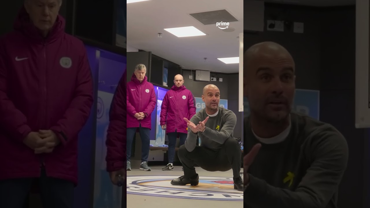 Pep's ICONIC Carabao Cup Final teamtalk 😂🏆 #pepguardiola #guardiola #mancity #manchestercity