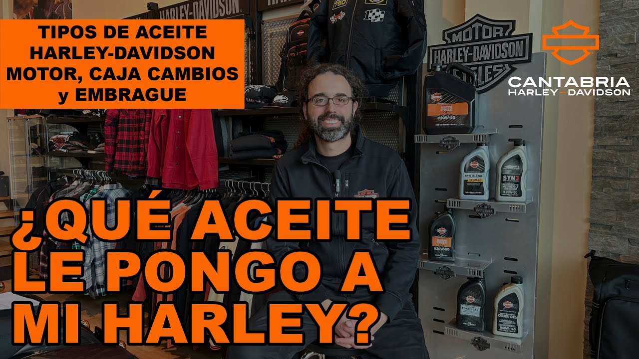 Aceite Harley-Davidson | ¿Qué aceite le pongo a mi moto? | Tipos de Aceites Harley Davidson