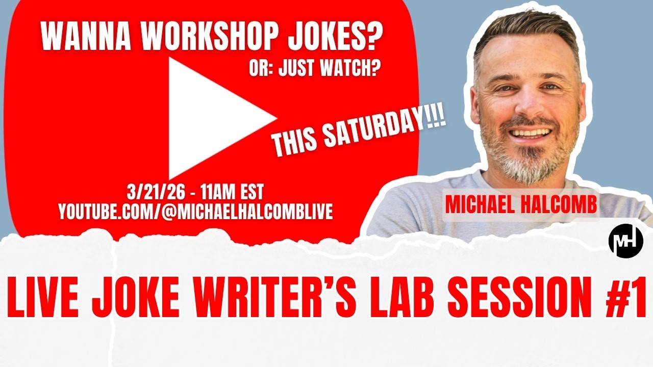 The Joke Writer's Lab LIVE - Session 1 #comedy #funny #live