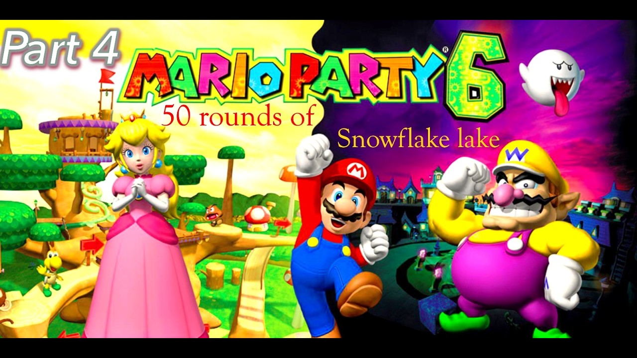 Mario Party 6 (50 Rounds of Snowflake Lake) Part 4