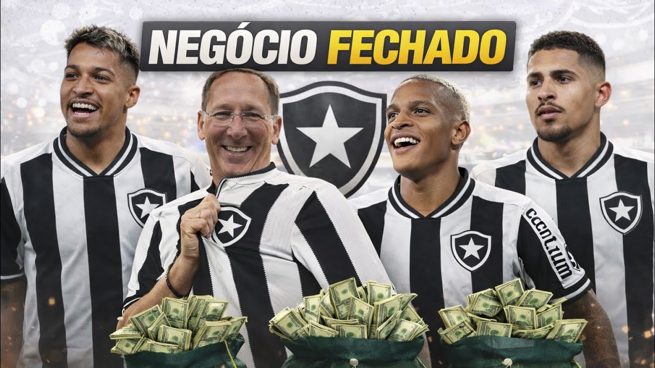 URGENTE! NOT&Iacute;CIA IMPORTANTE! ASSINOU COM O BOTAFOGO! REFOR&Ccedil;OS A CAMINHO DO BOTAFOGO! BOTAFOGO HOJE