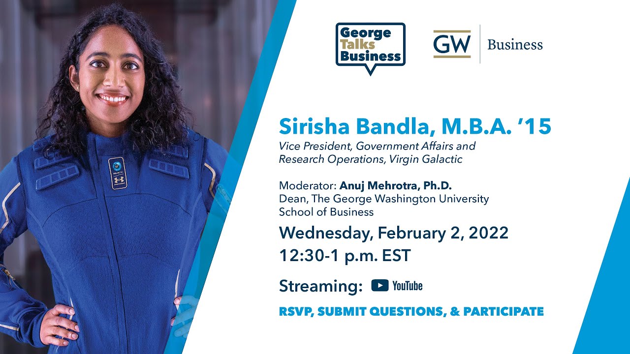 George Talks Business with Sirisha Bandla