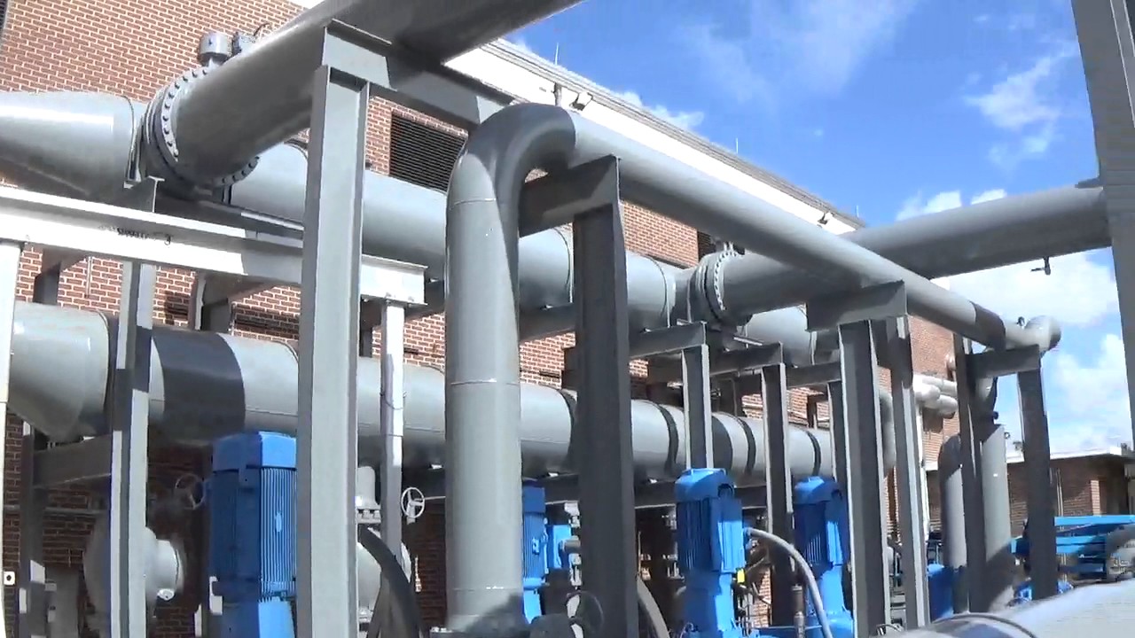 Industrial Pipe Painting in Orlando Florida at UCF