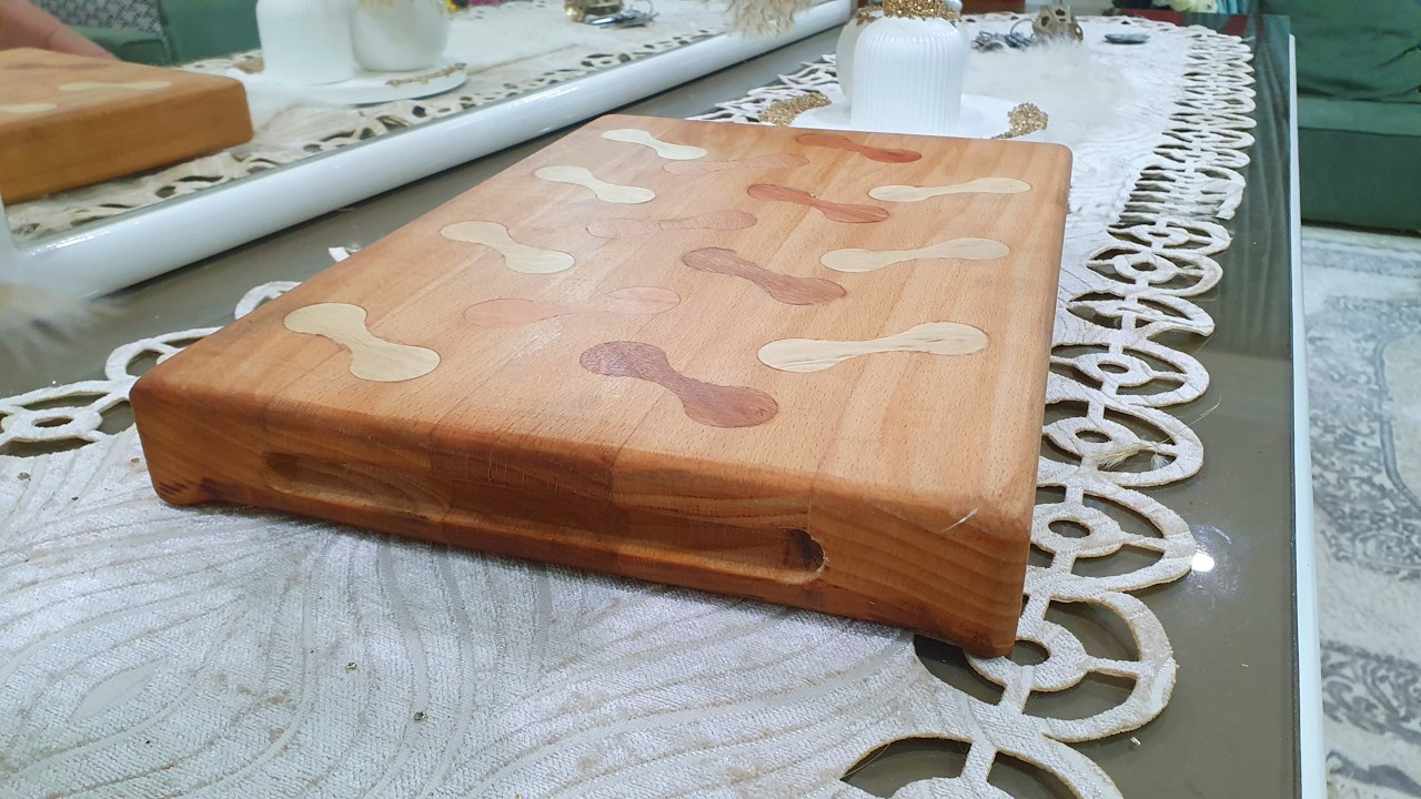 Bow Tie Inlay Cutting Board
