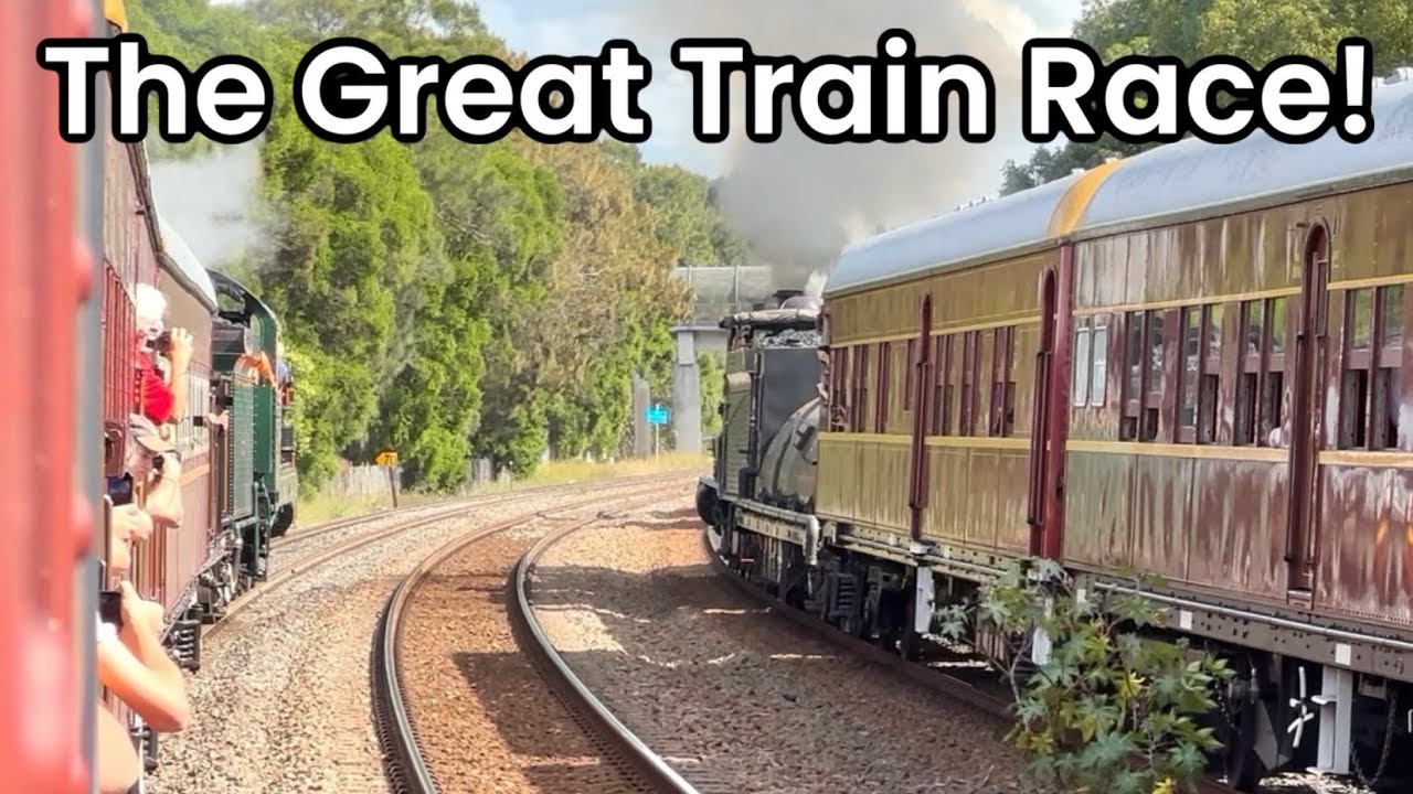 The Great Train Race 2025: Hunter Valley Steamfest