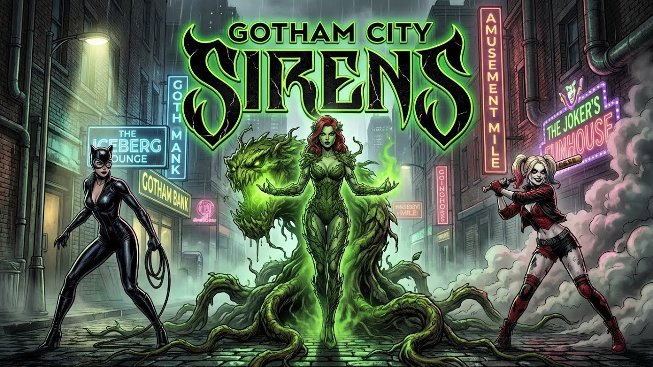 Gotham City Sirens – Poison Ivy Unleashed | Harley Quinn & Catwoman