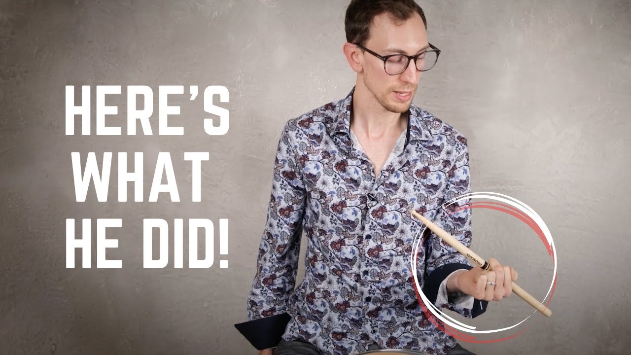 Buddy Rich's Incredible Left Hand Technique (Push Pull)