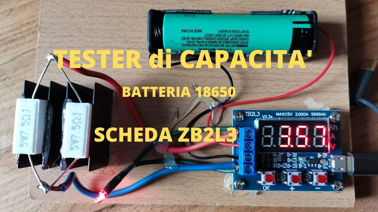 Tester di capacità batteria ZB2L3