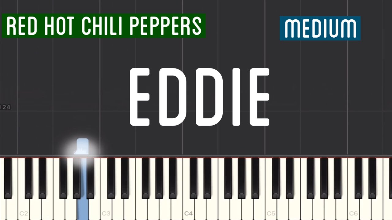 Red Hot Chili Peppers - Eddie Piano Tutorial | Medium