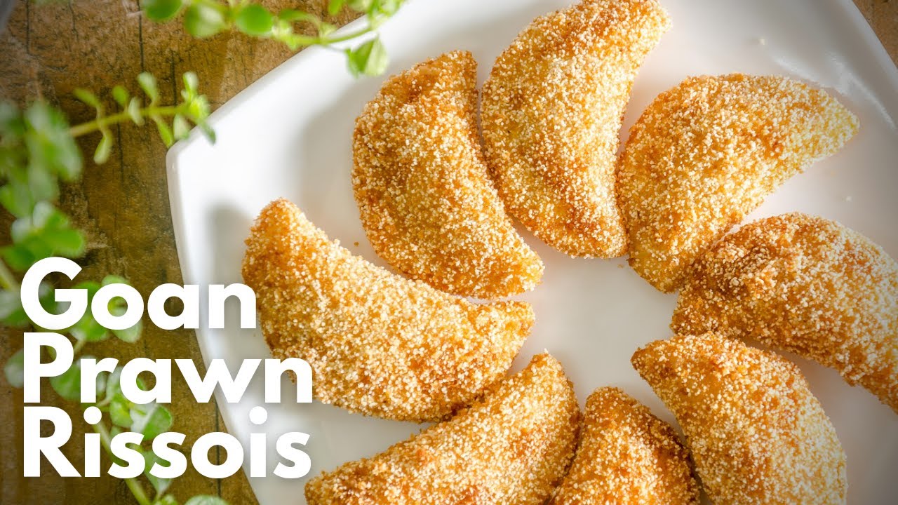 Goan Prawn Rissois | Rissois | Party Snacks Recipe | Rissois De Camarao