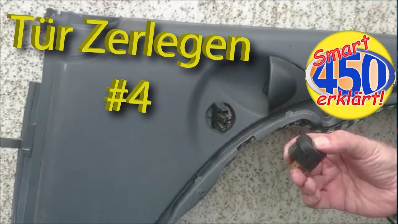 Smart Fortwo 450 Tür zerlegen #4von4 Seitentür Demontage demontieren auseinander bauen /