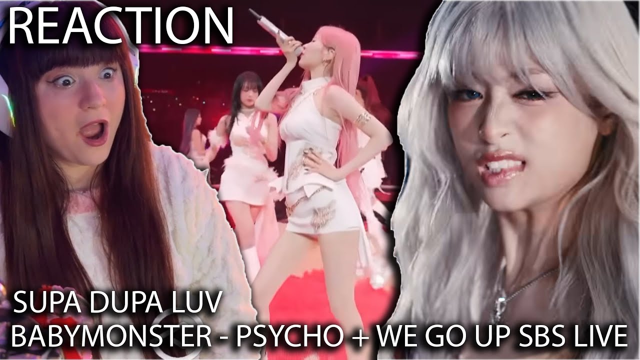 ДЛЯ ЯПОНИИ - BABYMONSTER - клип ‘PSYCHO’ + WE GO UP + PSYCHO♬ SBS LIVE + реакция на клип ‘SUPA DU...