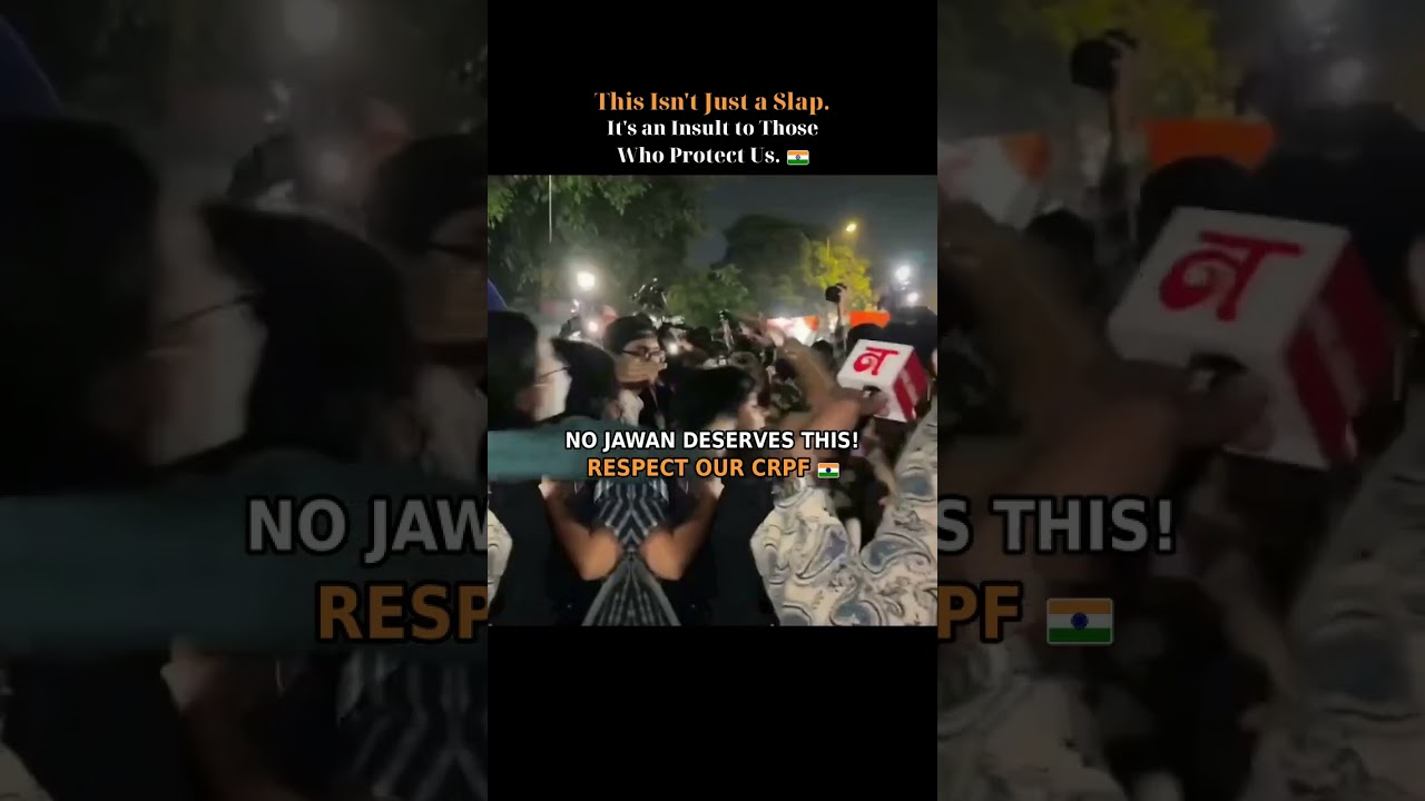 Protesters Slapping CRPF Jawans