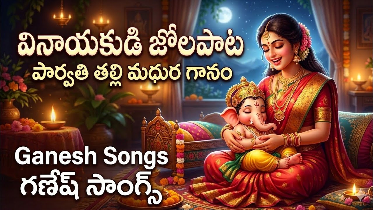వినాయకుడి జోలపాట | పార్వతి తల్లి మధుర గానం | Ganesh songs