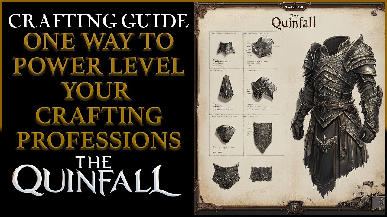 The Quinfall MMO Beginners Guide To Leveling Crafting | Power Level Your Crafting Professions
