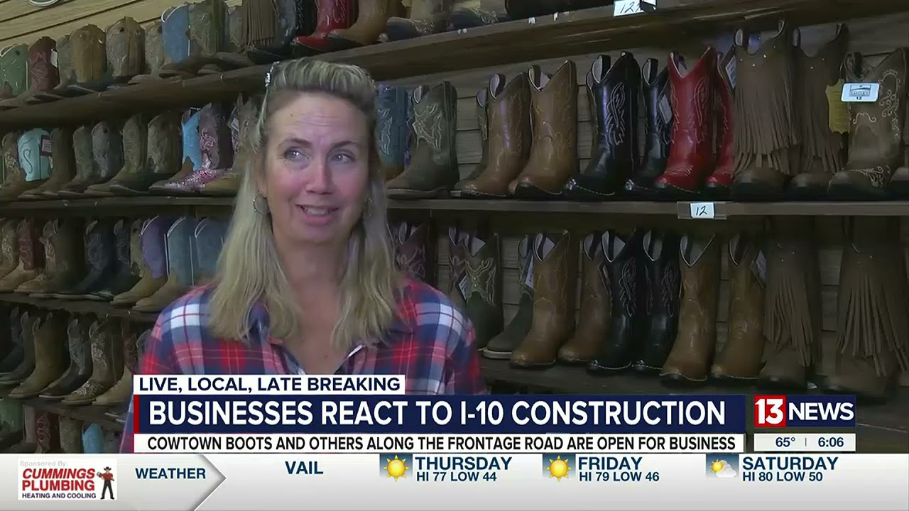 Businesses along I-10 Frontage Road hopeful despite latest construction closures