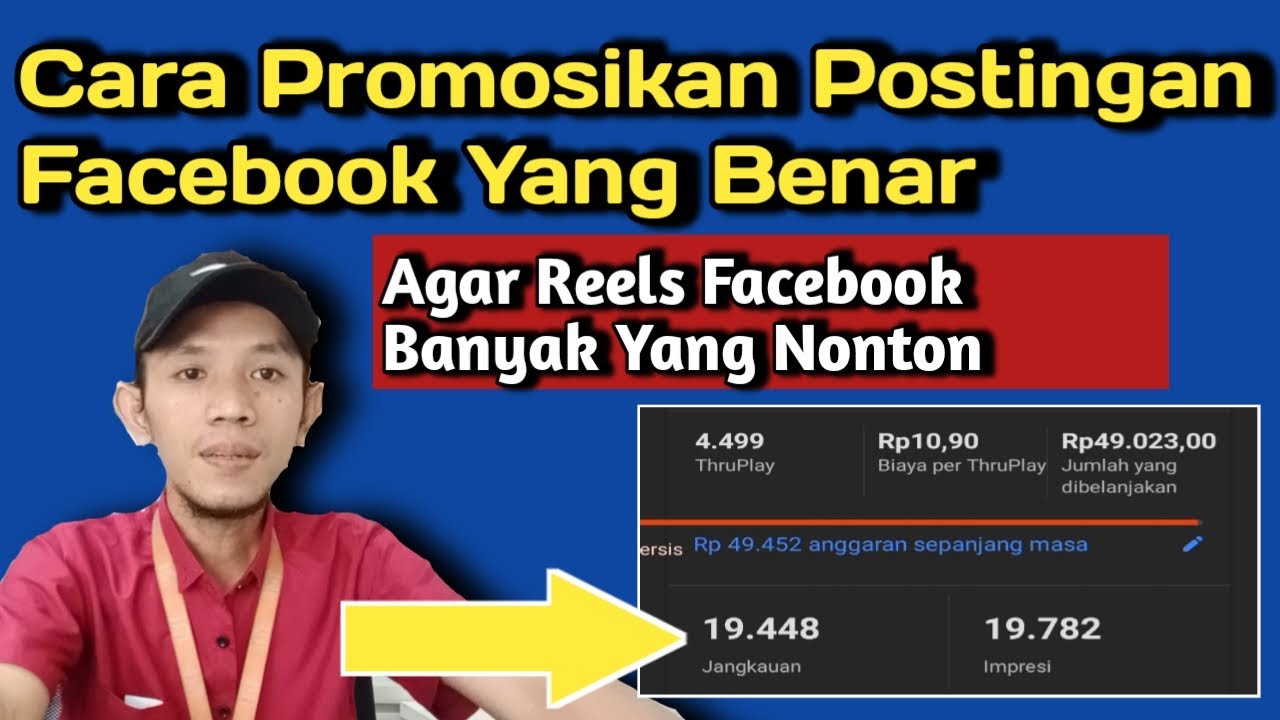 Cara Promosikan Postingan di Facebook Agar Banyak Yang Nonton.